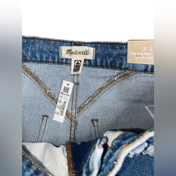 COPY - Madewell the perfect vintage wide-leg Jean in harden wash button fly edi… - Picture 12 of 16
